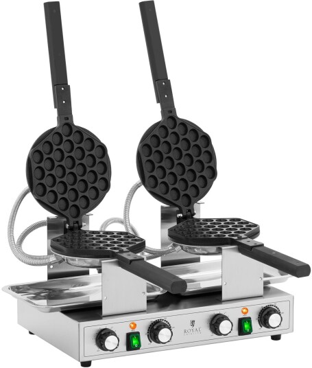 Royal Catering Bubble Waffeleisen 2 x 1400 W 50 250 ° C Timer: 0 5 min RCWM-2800-B Royal Catering Bubble Waffeleisen 2 x 1400 W 50 250 ° C Timer: 0 5 min RCWM-2800-B