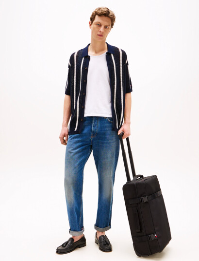 Tommy Hilfiger Th Nylon Travel Soft Trolley - Black - ONE SIZE