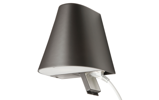 Spike Grafitt Uplight 11+6W 2700K Dimbar m/Stikkontakt