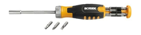 Ironside 102267 Skralleskrutrekker med 12 bits, Håndverktøy