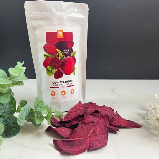 Frysetørkede rødbeter 25 gram 500 ml/25 g