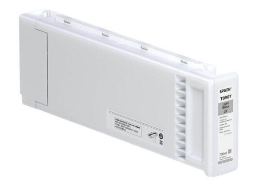 Epson T8907 - light black - original - ink cartridge - Blekkpatron Lys svart