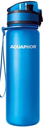 Aquaphor City Vannflaske med filter - 500ml Blå