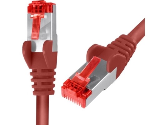 Spacetronik Kabel Rj45 Cat 6 S/Ftp Awg27 Lszh Rød 30M Spacetronik Kabel Rj45 Cat 6 S/Ftp Awg27 Lszh Rød 30M