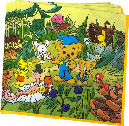 Servietter Bamse 16 pakning