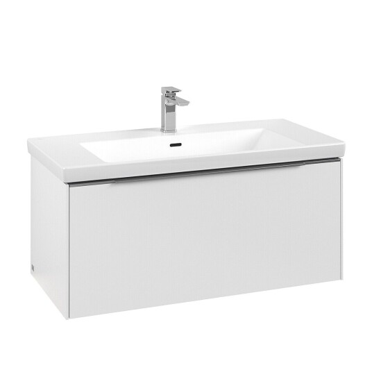 Villeroy & Boch  Subway 3.0 Servantskap m/1 skuff 973x429x478 mm Hvit Matt