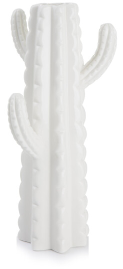 Vase Kaktus i porselen hvit H:27,5cm Vase Kaktus i porselen hvit H:27,5cm