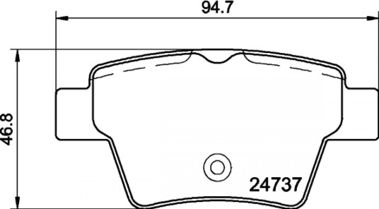 Bremseklosser HELLA 8DB 355 013-851