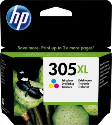 HP 305 XL blekkpatron med tre farger HP 305 XL blekkpatron med tre farger