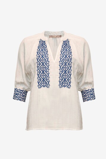 Costamani Bluse Louise Hvit Costamani Bluse Louise Hvit