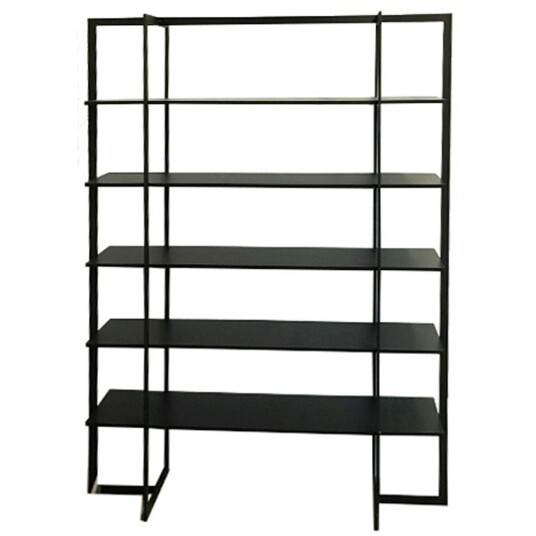 Englesson Square Bokhylle 126x40x180 Black Oak