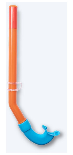 Watery snorkel til barn (4-10) - Pulina - Oransje/blå - Snorkel barn
