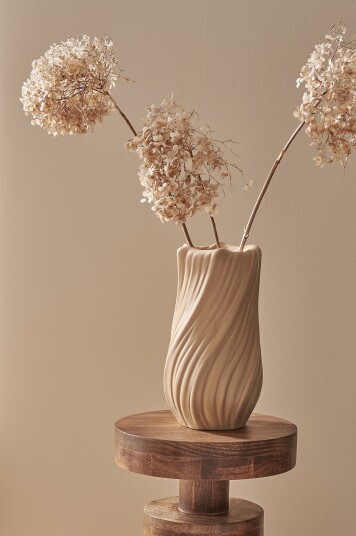 Ellos Home Vase Hilma høyde 30 cm Beige Ellos Home Vase Hilma høyde 30 cm Beige