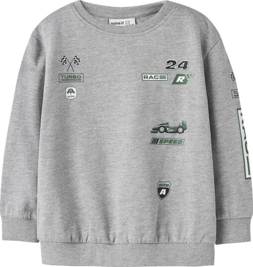 Name It Nmmnilius Ls Nreg Swe Bru Pb Grey 86