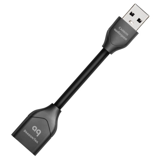 AudioQuest DragonTail Extension USB kabel Sort AudioQuest DragonTail Extension USB kabel Sort
