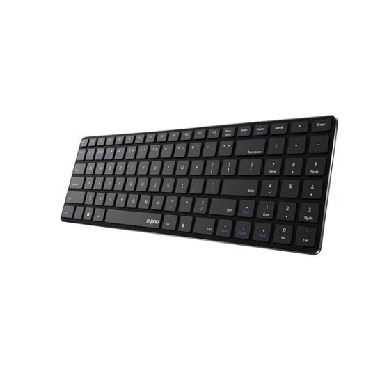 Rapoo E9100M Trådløst Tastatur Nordisk Svart med Scissor Switch