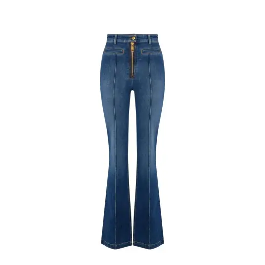 Elisabetta Franchi Dame Jeans Blå W28 Elisabetta Franchi Dame Jeans Blå W28