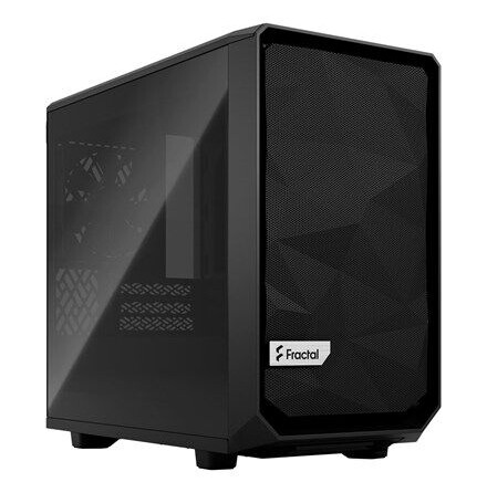 Fractal Design Meshify 2 Nano Mini-ITX Kabinett - Svart TG Fractal Design Meshify 2 Nano Mini-ITX Kabinett - Svart TG