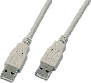 Wirewin Usb A-A Mm 2.0 Gr 2 M Usb A Usb A Usb 2.0 Hankjønn/Hankjønn Grå