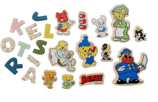 Bamse Magnetbokstaver og Figurer Bamse Magnetbokstaver og Figurer