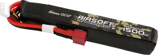 Gens Ace & Tattu Gens Ace 25C Batteri For Fjernstyrte Kjøretøy 1500mAh 3S1P 11.1V Airsoft Med T-Kontakt Gens Ace & Tattu Gens Ace 25C Batteri For Fjernstyrte Kjøretøy 1500mAh 3S1P 11.1V Airsoft Med T-Kontakt