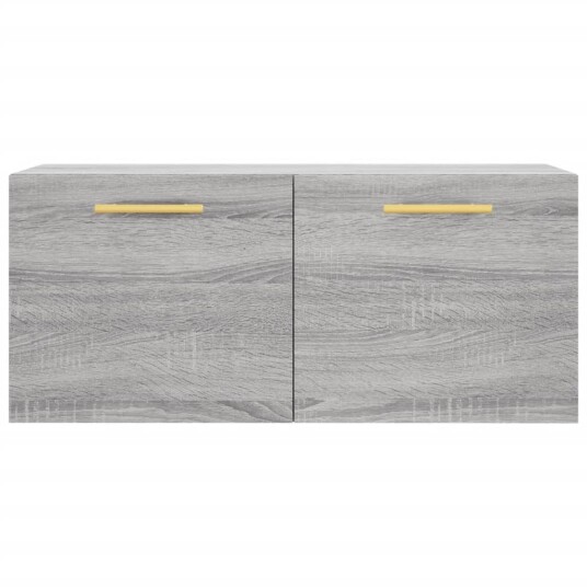 Veggskap grå sonoma 80x36,5x35 cm konstruert tre 8720845949075