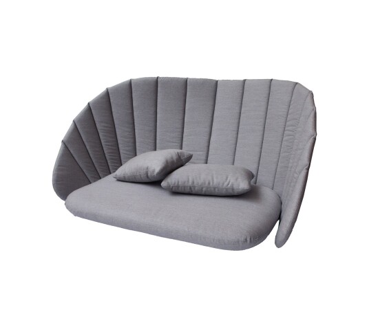 Cane line Peacock putesett Grey Till 2 setersofa Grå Cane line Peacock putesett Grey Till 2 setersofa Grå