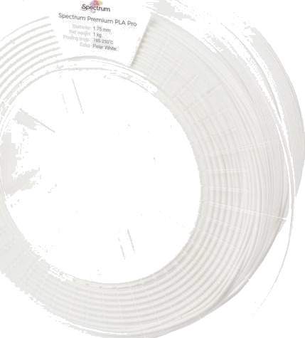 Spectrum PLA Pro Filament 1.75 mm 1000 g Polar White 80102 Spectrum PLA Pro Filament 1.75 mm 1000 g Polar White 80102