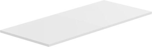 Maxmount Bordplate 1600x700mm Til Frame - Hvit