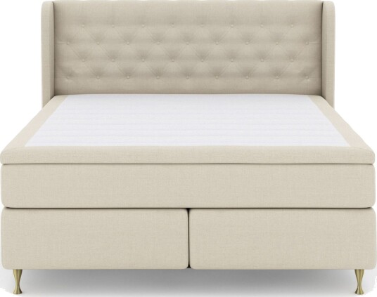 Select No 6 Komplett Sengepakke 180x200 Medium Lateks/Memory - Beige/Gullben