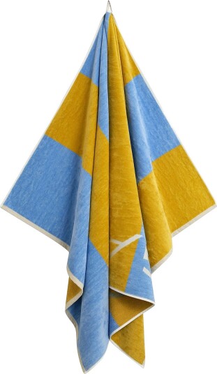 Gant Home Badehåndkle Block Stripe Gul Gant Home Badehåndkle Block Stripe Gul