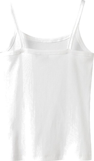 LMTD Nlfhinaja Strap Top Noos White 158 164