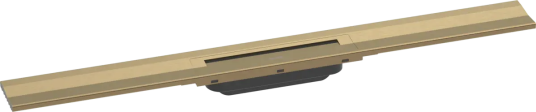 Hansgrohe RainDrain Flex Kappesett 80 cm, Mot vegg, Børstet Bronse Hansgrohe RainDrain Flex Kappesett 80 cm, Mot vegg, Børstet Bronse