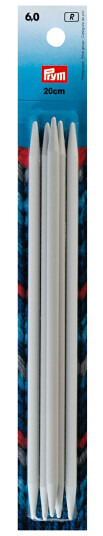 Strømpepinner 6,00 mm x 20 cm