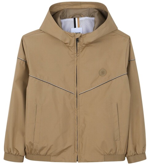BOSS Hooded Jacket Beige 126 BOSS Hooded Jacket Beige 126