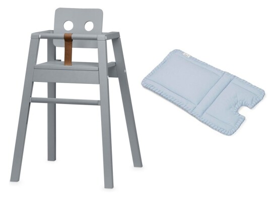 Nofred - Robot High Chair Grey + Nofred - Robot High Chair Soft Seat Blue Nofred - Robot High Chair Grey + Nofred - Robot High Chair Soft Seat Blue