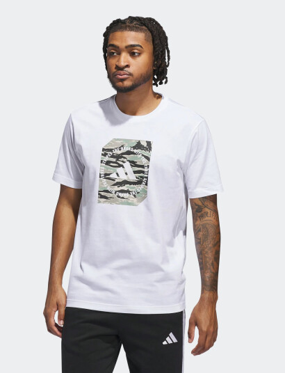 adidas Sportswear M C Camo Box T - White - XXL adidas Sportswear M C Camo Box T - White - XXL