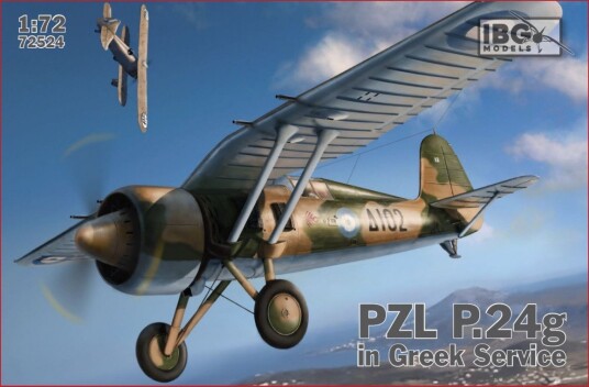 IBG PZL P11g Modellfly Byggesett 1:72 IBG PZL P11g Modellfly Byggesett 1:72