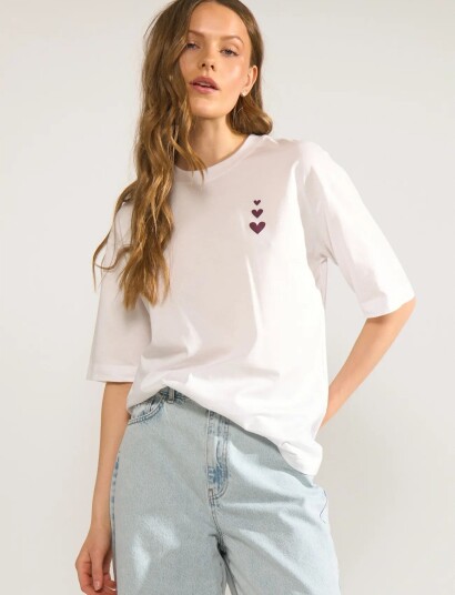 Nümph Nuanyka T Shirt White XXL