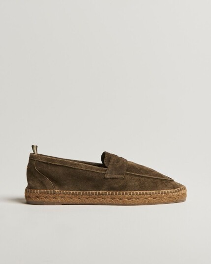 Castañer Nacho Casual Suede Loafers Verde Bosque Castañer Nacho Casual Suede Loafers Verde Bosque