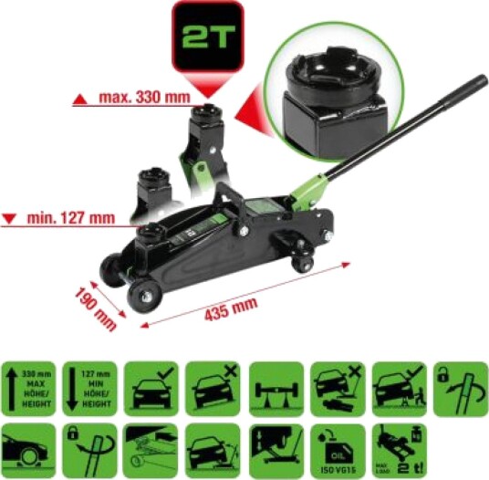 KS TOOLS 512.5010 Rangeringsløfter