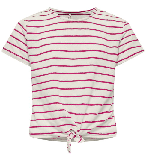 Kids Only T skjorte CookJana Tofu/Pink Yarrow 7 8 år 122 128 T skjorte Beige Rosa