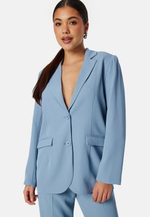 BUBBLEROOM Denice oversized blazer Dusty blue 36