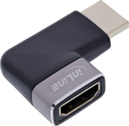 Inline Hdmi Adapter En Hannkontakt 90° Høyre 8K Uhd 17991D
