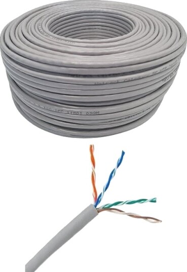 Nettverkskabel Cat 6 Utp Grå 305 M