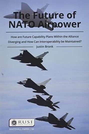 The Future Of Nato Airpower Av Justin Bronk