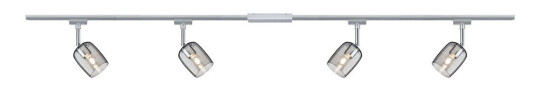 Paulmann Blossom 4 Taklampe Urail set Krom/Smoke