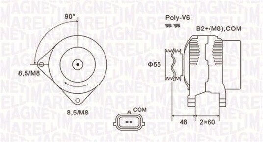 Dynamo MAGNETI MARELLI 063731974010