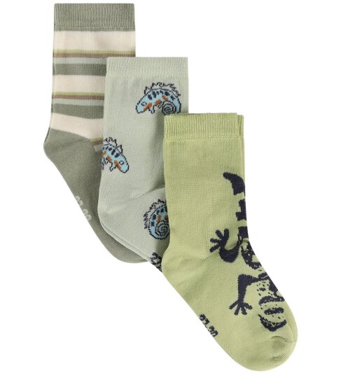 Minymo 3 Pack Socks Green 23\26