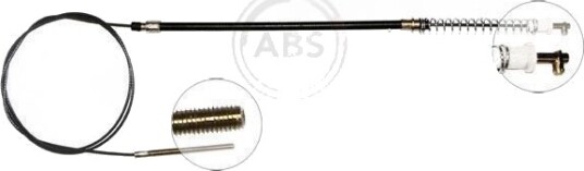 A.B.S. K10128 Tautrekk håndbremse A.B.S. K10128 Tautrekk håndbremse